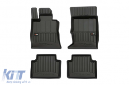 image-49-Specific rubber mats suitable for Alfa Romeo Giulia 4x4 after 2016, 4-piece set, black color, with 24-month warranty