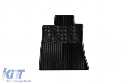 Specific rubber mats suitable for Alfa Romeo Giulia 4X2 after 2020, 4-piece set, black color-image-6229159
