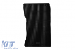 Specific rubber mats suitable for Alfa Romeo Giulia 4X2 after 2020, 4-piece set, black color-image-6229160