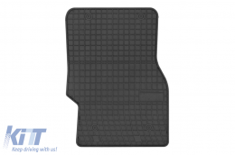 Specific rubber mats suitable for Alfa Romeo Stelvio after 2016, 4-piece set, black color-image-6230469