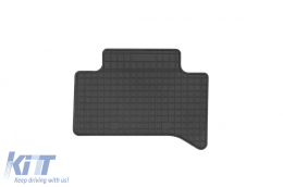 Specific rubber mats suitable for Alfa Romeo Stelvio after 2016, 4-piece set, black color-image-6230471