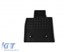 Specific rubber mats suitable for Alfa Romeo Stelvio 2017-2020, after 2020, 4-piece set, black color-image-6249626