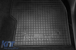 Specific rubber mats suitable for Alfa Romeo Stelvio 2017-2020, after 2020, 4-piece set, black color-image-6249630