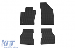Specific rubber mats suitable for Alfa Romeo Tonale after 2022, 4-piece set, black color-image-6250075