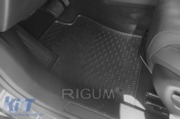 Specific rubber mats suitable for Alfa Romeo Tonale after 2022, 4-piece set, black color-image-6250079