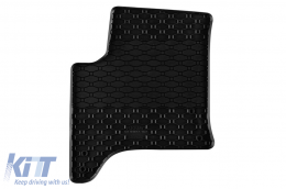 Specific rubber mats suitable for Alfa Romeo Junior Ibrida after 2025, Citroen C4, Fiat 600, Jeep Avenger, Opel Corsa, Mokka, Peugeot 208, 2008 after 2024, 4-piece set, black color-image-6250284