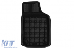 Specific rubber mats suitable for Audi A2 1999-2005, 4-piece set, black color-image-6242967