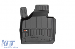 Specific rubber mats suitable for Audi A3 8P 2003-2013, 4-piece set, black color, with 24-month warranty-image-6221884