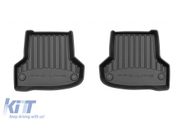Specific rubber mats suitable for Audi A3 8P 2003-2013, 4-piece set, black color, with 24-month warranty-image-6221886