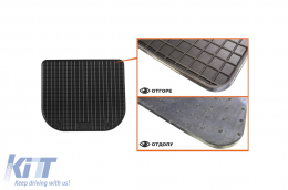 Specific rubber mats suitable for Audi A3 1996-2003, 4-piece set, black color-image-6212890