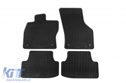 Specific rubber mats suitable for Audi A3 2012-2020, A3 Cabriolet after 2014, 4-piece set, black color - ABFMA6015884