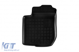 Specific rubber mats suitable for Audi A3 1996-2003, 4-piece set, black color-image-6213624