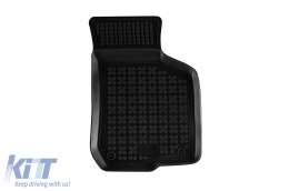 Specific rubber mats suitable for Audi A3 1996-2003, 4-piece set, black color-image-6213625