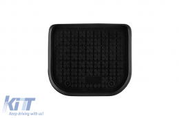 Specific rubber mats suitable for Audi A3 1996-2003, 4-piece set, black color-image-6213626
