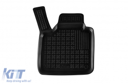 Specific rubber mats suitable for Audi A3 2003-2013, 4-piece set, black color-image-6213651