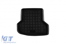 Specific rubber mats suitable for Audi A3 2003-2013, 4-piece set, black color-image-6213654