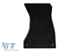 Specific rubber mats suitable for Audi A4 after 2015, A5 after 2018, 4-piece set, black color-image-6249457
