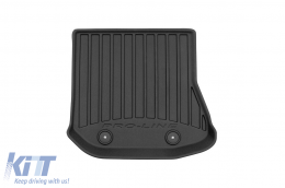 Specific rubber mats suitable for Audi A4 B5 Avant 1994-2001, 4-piece set, black color, with 24-month warranty-image-6223133
