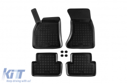 image-6-Specific rubber mats suitable for Audi A4 B8 2007-2015, A5 Sportback 2009-2016, 4-piece set, black color
