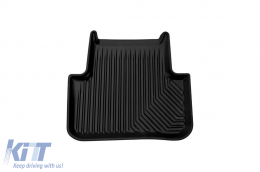 Specific rubber mats suitable for Audi A4 B8 sedan, wagon, Allroad 2008-2015, 4-piece set, black color-image-6226542