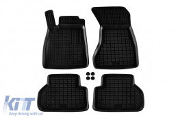 image-13-Specific rubber mats suitable for Audi A4 B9, A5 Sportback after 2015, 4-piece set, black color