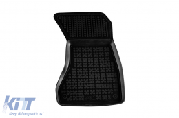 Specific rubber mats suitable for Audi A4 B9, A5 Sportback after 2015, 4-piece set, black color-image-6213684
