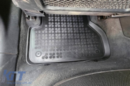 Specific rubber mats suitable for Audi A4 B9, A5 Sportback after 2015, 4-piece set, black color-image-6213693