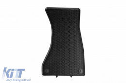 Specific rubber mats suitable for Audi A4 B9 after 2015, 4-piece set, black color-image-6228857