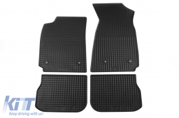 image-66-Specific rubber mats suitable for Audi A4 sedan 1994-2000, A4 wagon 1996-2001, 4-piece set, black color