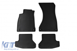 Specific rubber mats suitable for Audi A5 coupe after 2016, 4-piece set, black color - ABFMA6015928