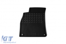 Specific rubber mats suitable for Audi A6 after 2018, A7 after 2017, 4-piece set, black color-image-6249795