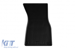 Specific rubber mats suitable for Audi A6 after 2018, A7 after 2017, 4-piece set, black color-image-6249796