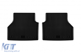 Specific rubber mats suitable for Audi A6 after 2018, A7 after 2017, 4-piece set, black color-image-6249797