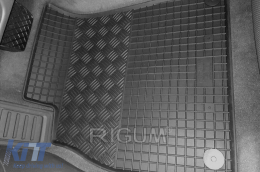 Specific rubber mats suitable for Audi A6 after 2018, A7 after 2017, 4-piece set, black color-image-6249798