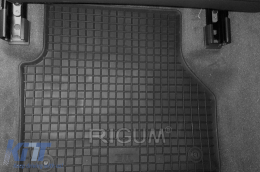 Specific rubber mats suitable for Audi A6 after 2018, A7 after 2017, 4-piece set, black color-image-6249800