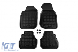 image-2-Specific rubber mats suitable for Audi A6 C5 1997-2004, 4-piece set, black color