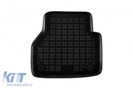 Specific rubber mats suitable for Audi A6 sedan, wagon after 2018, 4-piece set, black color-image-6213710