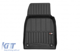 Specific rubber mats suitable for Audi E-tron GT after 2020, Porsche Taycan after 2019, 4-piece set, black color, with 24-month warranty-image-6223465