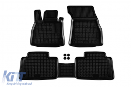 image-18-Specific rubber mats suitable for Audi E-tron after 2018, 3-piece set, black color