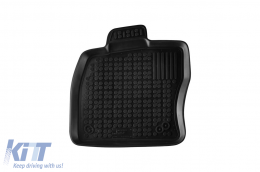 Specific rubber mats suitable for Audi Q2 after 2016, 4-piece set, black color-image-6213696
