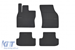 Specific rubber mats suitable for Audi Q2 after 2016, 4-piece set, black color - ABFMA6019221