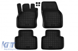image-17-Specific rubber mats suitable for Audi Q3 after 2018, Q3 Sportback after 2019, 4-piece set, black color