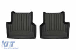Specific rubber mats suitable for Audi Q3 2011-2018, 4-piece set, black color, with 24-month warranty-image-6221116