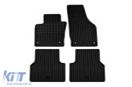 Specific rubber mats suitable for Audi Q3 2011-2018, 4-piece set, black color - ABFMA6023422