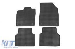image-70-Specific rubber mats suitable for Audi Q4 E-tron, Volkswagen ID.4, ID.5 after 2021, 4-piece set, black color