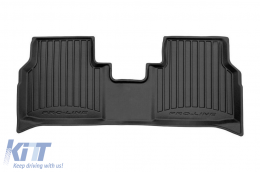 Specific rubber mats suitable for Audi Q4 E-tron, Volkswagen ID.4, Skoda Enyaq iV after 2020, Elroq after 2025, 3-piece set, black color, with 24-month warranty-image-6223181