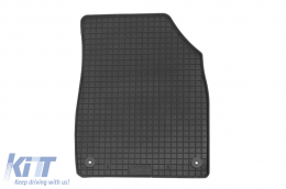 Specific rubber mats suitable for Audi Q4 E-tron, Volkswagen ID.4, ID.5 after 2021, 4-piece set, black color-image-6226417