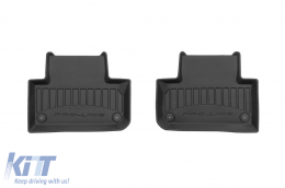 Specific rubber mats suitable for Audi Q5 after 2017, 4-piece set, black color, with 24-month warranty-image-6221104
