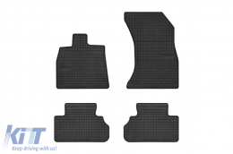 Specific rubber mats suitable for Audi Q5 after 2017, 4-piece set, black color - ABFMA6019208