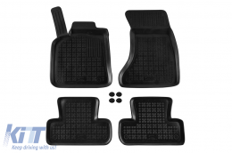 image-79-Specific rubber mats suitable for Audi Q5 2008-2017, 4-piece set, black color